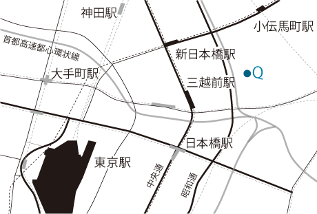 地図:東京のビル一覧